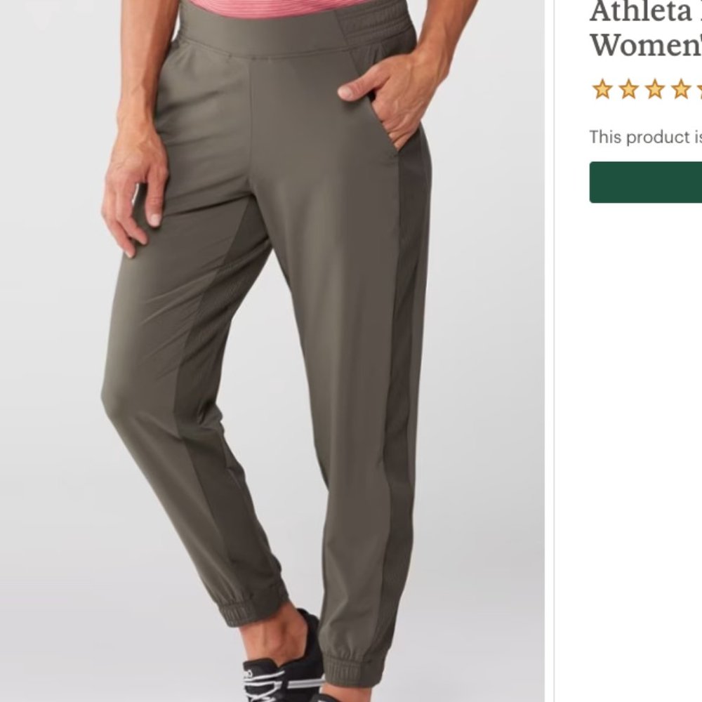 Athleta Brooklyn Jogger Pants Black